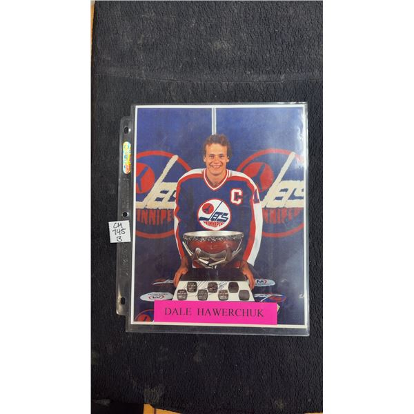 Signed Dale Hawerchuk 8 × 10 Photo