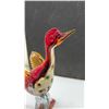 Image 6 : Gieffecraft Italian Art Glass Bird Figurine, 12 1/4” Tall and Pink Art Glass Pelican, 7” Tall
