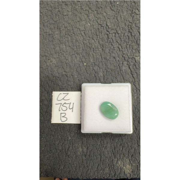 6.5ct Natural Untreated Emerald, Oval Cut, 10.9mm x 15.1mm, Retail $1820