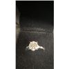Image 2 : 1.5ct Moissanite Twist Ring, Size 7, 925S with White Gold Overlay, D/VVS1, Retail $1600