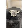 Image 3 : 1.5ct Moissanite Twist Ring, Size 7, 925S with White Gold Overlay, D/VVS1, Retail $1600