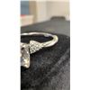 Image 4 : 1.5ct Moissanite Twist Ring, Size 7, 925S with White Gold Overlay, D/VVS1, Retail $1600