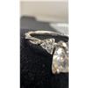 Image 5 : 1.5ct Moissanite Twist Ring, Size 7, 925S with White Gold Overlay, D/VVS1, Retail $1600