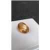 Image 3 : 7.1ct Natural Untreated Imperial Topaz Oval Cut Gemstone, 9.6mm x 13.1mm, Retail $1000