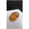 Image 4 : 7.1ct Natural Untreated Imperial Topaz Oval Cut Gemstone, 9.6mm x 13.1mm, Retail $1000