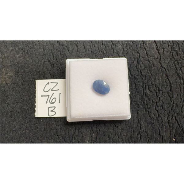5.3ct Natural Blue Untreated Oval Cut Sapphire, 7.9 × 10.7 mm, Retail $1700