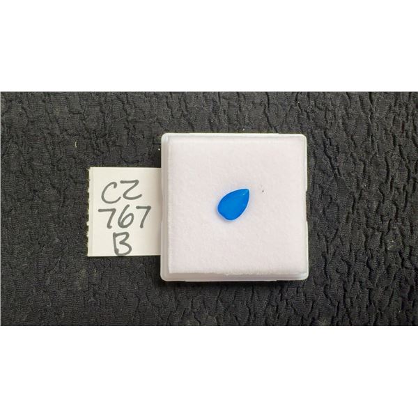 0.9 Carat Natural Blue Opal, Untreated, Pear Cut, 6.1mm x 9.3mm, Retail $220