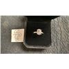 Image 1 : 925S 3.0ct Oval Cut Simulated Diamond Solitaire Ring, Size 7, Sterling Silver with White Gold