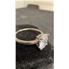 Image 4 : 925S 3.0ct Oval Cut Simulated Diamond Solitaire Ring, Size 7, Sterling Silver with White Gold