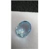 Image 2 : 4.0ct Natural Swiss Blue Topaz - Untreated - Oval Cut - 9.0 × 10.9mm, Retail $700