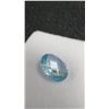 Image 4 : 4.0ct Natural Swiss Blue Topaz - Untreated - Oval Cut - 9.0 × 10.9mm, Retail $700