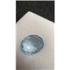 Image 6 : 4.0ct Natural Swiss Blue Topaz - Untreated - Oval Cut - 9.0 × 10.9mm, Retail $700
