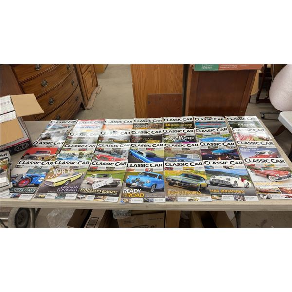 144 Hemmings Classic Car Magazines, Various Issues Featuring Corvettes, Cadillacs