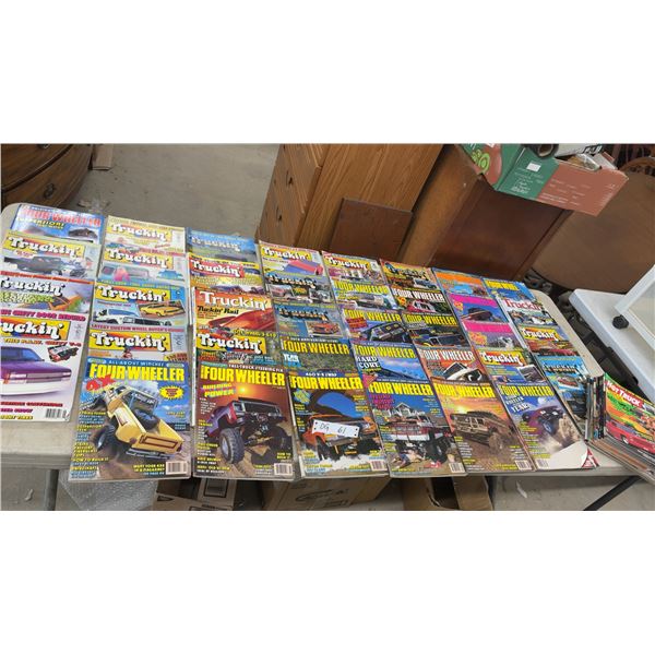 1980-90 Truck Magazines, Four Wheeler and Truckin