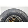 Image 2 : Vintage Dunlop Gold Seal Twin Belt Tire Advertising Ashtray with Dunlop Glass Insert