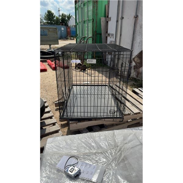 Journey by New World Pet Products Wire Dog Crate with Plastic Tray, 48” x 30” x 33”