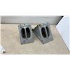 Image 3 : Vintage Lever Chain Hoist Come-Along With Chain and Hooks and Pair of Galvanized Wheel Chocks