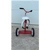 Image 3 : Classic Red Dual Deck Children's Tricycle with Spoked Wheels