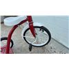 Image 4 : Classic Red Dual Deck Children's Tricycle with Spoked Wheels