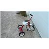 Image 6 : Classic Red Dual Deck Children's Tricycle with Spoked Wheels