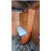 Image 14 : Hoosier Cabinet with Enamel Top, Roll-Top Bread Box, and Multiple Drawers and Cabinets 68”×40”×24”