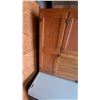 Image 5 : Hoosier Cabinet with Enamel Top, Roll-Top Bread Box, and Multiple Drawers and Cabinets 68”×40”×24”
