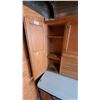Image 8 : Hoosier Cabinet with Enamel Top, Roll-Top Bread Box, and Multiple Drawers and Cabinets 68”×40”×24”
