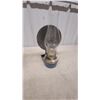 Image 2 : Three Wall-Mount Kerosene Lamps with Glass Chimneys and Metal Reflectors