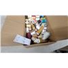 Image 4 : Box of Assorted Spools of sewing Thread, Some on Wooden Spools, Some Plastic