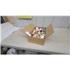 Image 5 : Box of Assorted Spools of sewing Thread, Some on Wooden Spools, Some Plastic