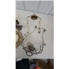 Image 5 : Assorted Brass and Metal Decor: Ornate Frames, Wall Plaque, Half-Round Tray