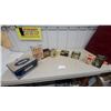 Image 1 : Vintage Peeney's Confectionery Tin, Bassett's Supply Tin, Amaco Crayons and Chalk Tins