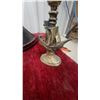 Image 3 : Two Table Lamps, One with Horse and Carriage Base, One with Ship Base, and Metal Lamp Shade