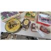 Image 3 : Assorted Vintage Decorative Tins: Round, Rectangular, and Octagonal, with Various Scenes