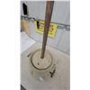 Image 4 : Imperial 3 Gallon Stoneware Butter Churn with Lid and Wood Dasher, and Wire Bail Handles