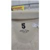 Image 2 : 5 Gallon Medalta Potteries Redcliff, Alta. Canada Stoneware Crock with Wire and Wood Handle