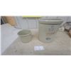 Image 1 : Red Wing Union Stoneware Co. 3 Gallon Crock and Small Crock