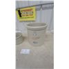 Image 2 : Red Wing Union Stoneware Co. 3 Gallon Crock and Small Crock