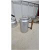 Image 2 : Lot of 4 Aluminum Kettles and Coffee Pot
