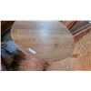 Image 3 : Oak Round Dining Table with Pedestal Base and 2 Leaves