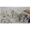 Image 3 : Assorted Flatware and Souvenir Spoons, Wood Box, and Whippet Box