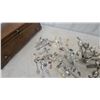 Image 5 : Assorted Flatware and Souvenir Spoons, Wood Box, and Whippet Box