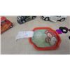 Image 3 : Coca-Cola Tray, Wooden Shoe, Bowling Ball, and 4 Toy Cars