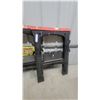 Image 2 : Pair of Black and Orange Sawhorses