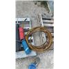Image 2 : Pallet Lot of 9 Big Truck Mud flaps, 2 22.5” Truck Tire Chains, 300psi Air hose