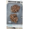 Image 3 : Pallet Lot of 9 Big Truck Mud flaps, 2 22.5” Truck Tire Chains, 300psi Air hose
