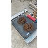 Image 6 : Pallet Lot of 9 Big Truck Mud flaps, 2 22.5” Truck Tire Chains, 300psi Air hose