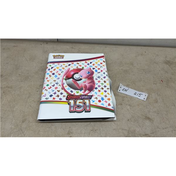 Binder Full of Pokemon Trading Cards