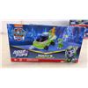 Image 5 : Five New Paw Patrol Aqua Pups Rocky's Sawfish Vehicles by Spin Master and Vintage Peanuts Snoopy
