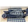 Image 2 : Cosco Funsport Travel Playard, Blue and White Plaid